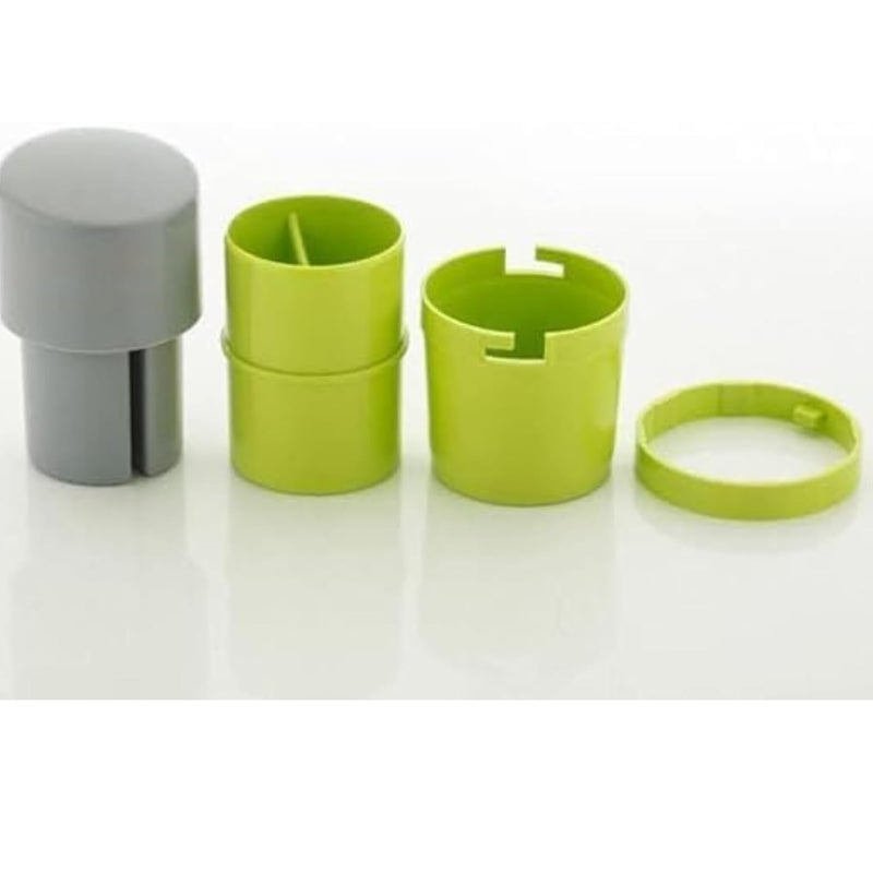 TASMAX قاطع ومقطع الفواكه المجففة (عبوة من 2) قواطع الفواكه المجففة للمطبخ مقطع الفواكه المجففة قواطع الفواكه المجففة لأدوات المطبخ قاطع اللوز قاطع الفواكه المجففة مبشرات الفواكه المجففة، متعدد الألوان - Image 5