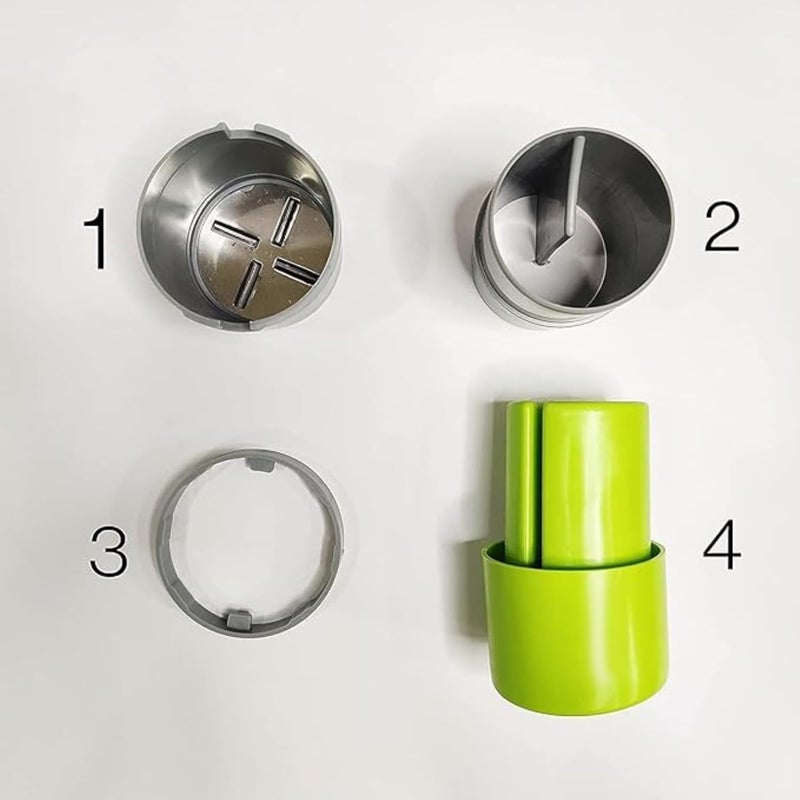 TASMAX قاطع ومقطع الفواكه المجففة (عبوة من 2) قواطع الفواكه المجففة للمطبخ مقطع الفواكه المجففة قواطع الفواكه المجففة لأدوات المطبخ قاطع اللوز قاطع الفواكه المجففة مبشرات الفواكه المجففة، متعدد الألوان - Image 2