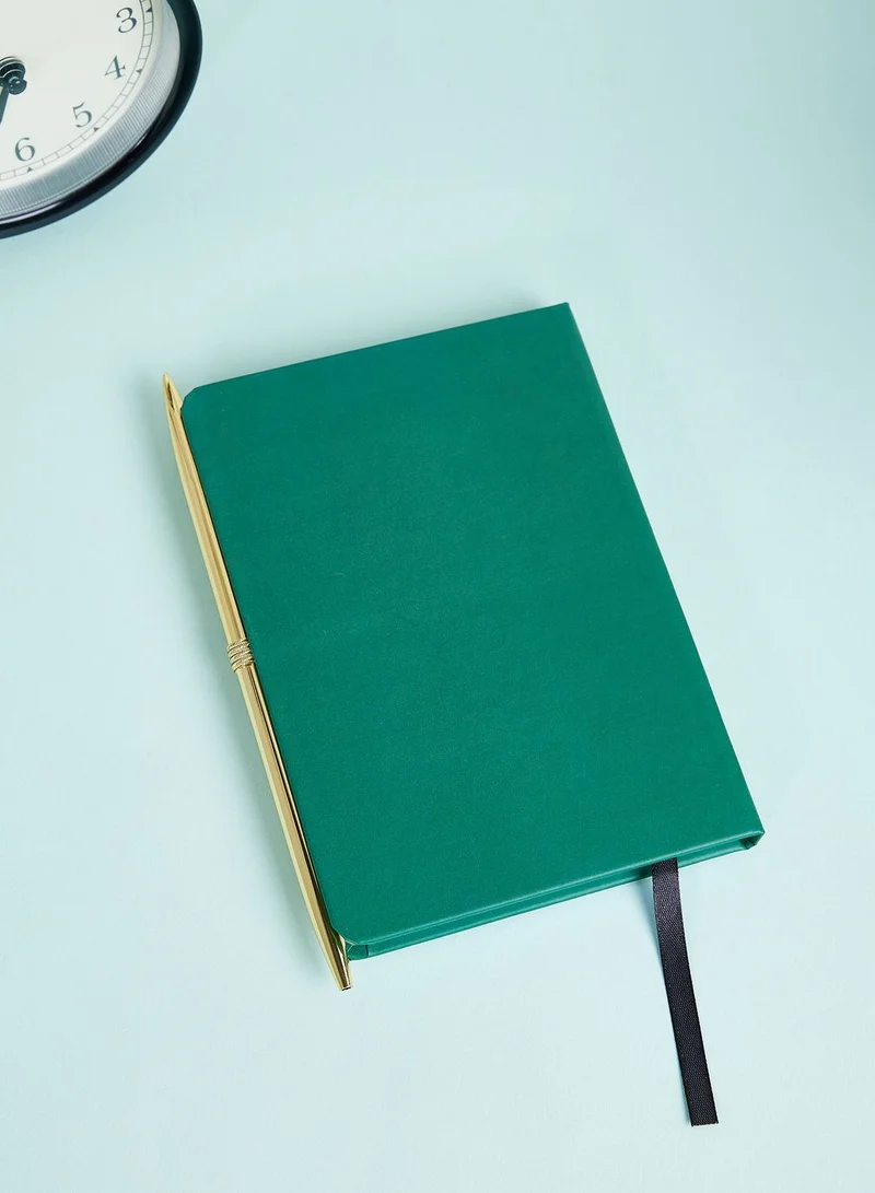 Back to school kit A6 Hardcover Notebook With Metallic Pen