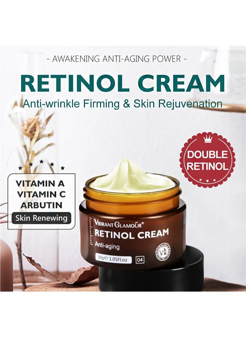 Retinol Cream Anti Aging 30g Anti-aging Anti-oxidation Reduce fine lines Firming Whitening