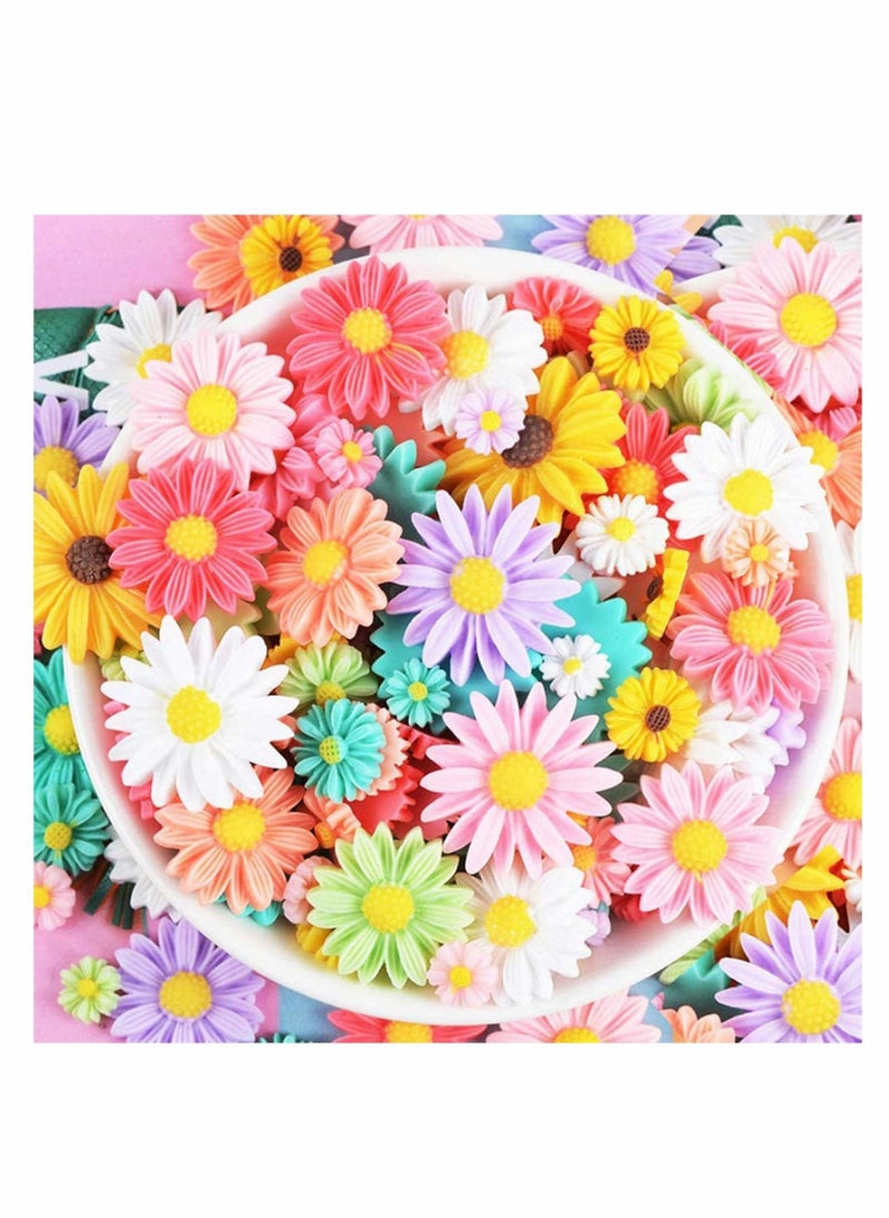 Y&D - 50 Pcs Slime Charms Set, DIY Craft Mixed Making Resin Jewery Embellishments Flatback - Image 1