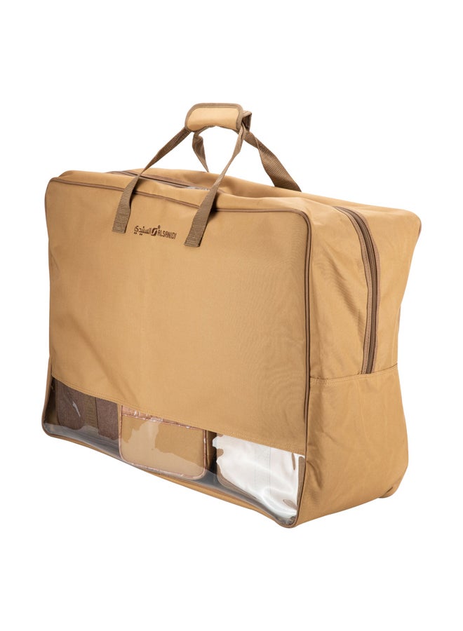 AL SANIDI Luggage and clothes storage bag, Kaki, Size 71.5*26*51.5Cm - Image 1
