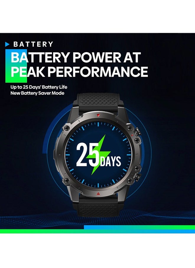 Zeblaze - Smart Watch 280mAh Smart Watches for Men Smartwatch Bluetooth Make/Answer Calls Fitness Modes and Sleep Modes Multi-app Message Reminder Multi Language - Image 1