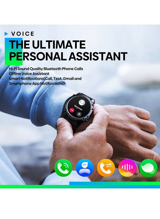 Zeblaze - Smart Watch 280mAh Smart Watches for Men Smartwatch Bluetooth Make/Answer Calls Fitness Modes and Sleep Modes Multi-app Message Reminder Multi Language - Image 1