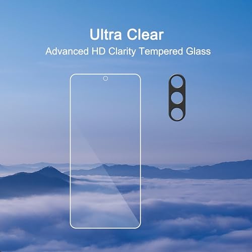 Ailun Screen Protector for Galaxy S24+ / S24 Plus [6.7 Inch] 3Pack + 3Pack Camera Lens Tempered Glass Fingerprint Unlock 0.25mm Anti-Scratch Case Friendly Clear - HD - Image 4