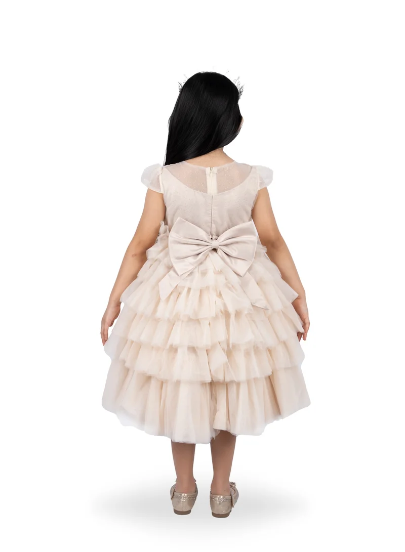 D'Daniela Tiered Tulle Dress