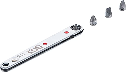 BGS 115 | Special Bit Ratchet | extra thin | 6.3 mm (1/4") Drive | incl. 4 special bits - Image 2
