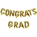 KALOR 16 Inch Gold Congrats Grad Banner Balloons Gold Congrats Grad Letters Sign Graduation Decorations 2026 for Graduation Party Decorations 2026 - Image 2