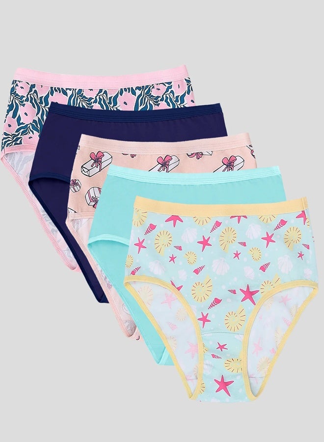 دايس ملابس داخلية بيكيني نسائية أنيقة مكونة من 5 قطع من القطن - Image 5