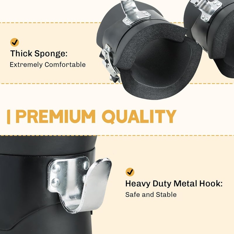 weyleity Anti Gravity Boots Inversion Hang Up Boots | Inversion Boots Gravity Compression Relief Exercise Recovery with 2 Gravity Hook - Image 4