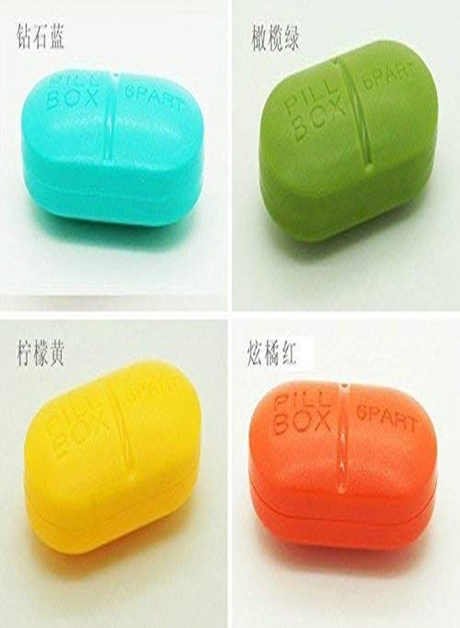 Wishbone Portable Rotating Weekly 7 Slots Round Medicine Organiser Pill Box (Design 1) - Image 2