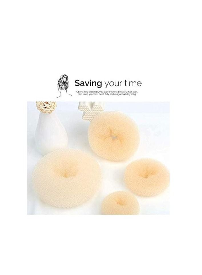 أوريتي صانع الكعك oriti صانع الكعك شعر المراهقين صانع الكعك نمط الحلقة مجموعة صانع الكعك مع 5 أشرطة 20 دبابيس بوبي 7 كعك تسريحة الشعر شينيون بيج - Image 3