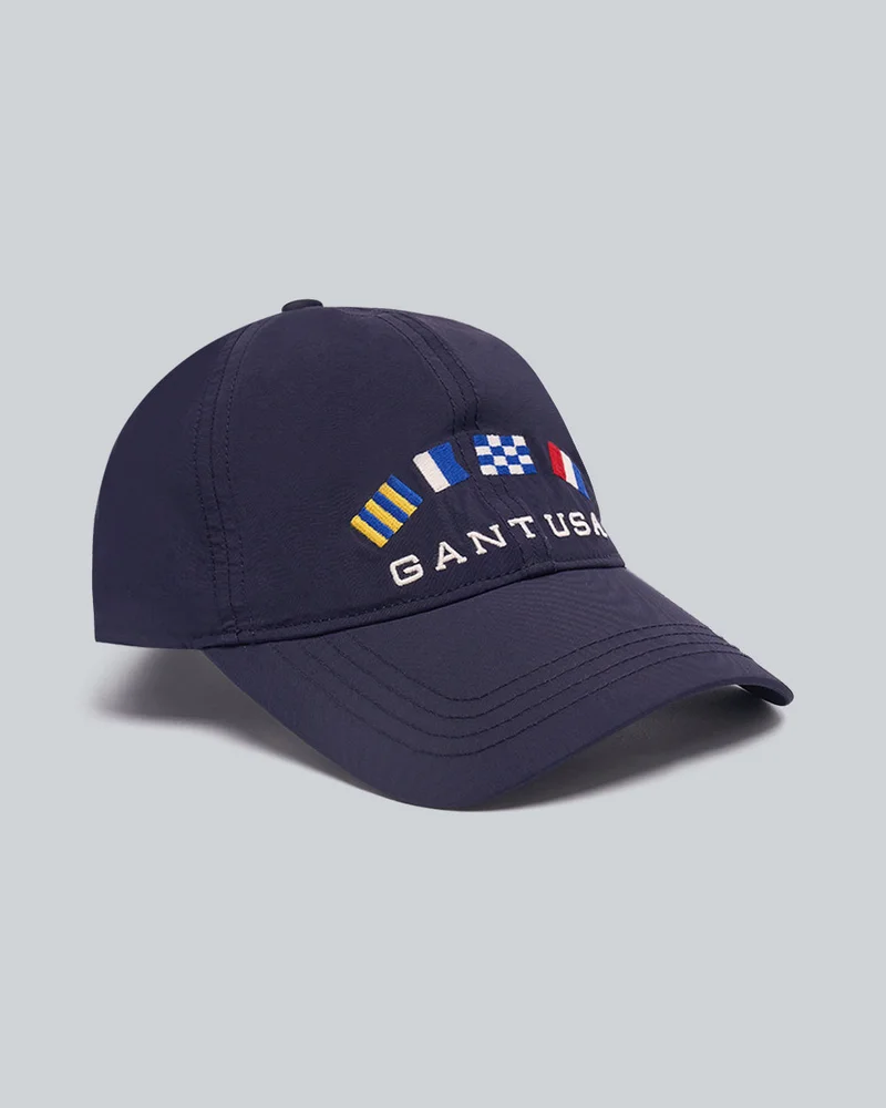 Gant Blue Nautical Graphic Cap for Men | Best Price UAE