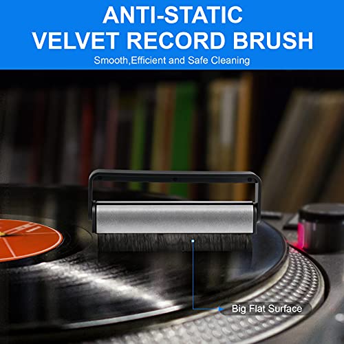 KITOSUN Record Cleaning Kit Kitosun Record Cleaner Fluid 30ml and Anti-Static Carbon Fiber Record Brush Set Perfect Solution to Keep Great Sounding for LP Vinyl Records - Image 4