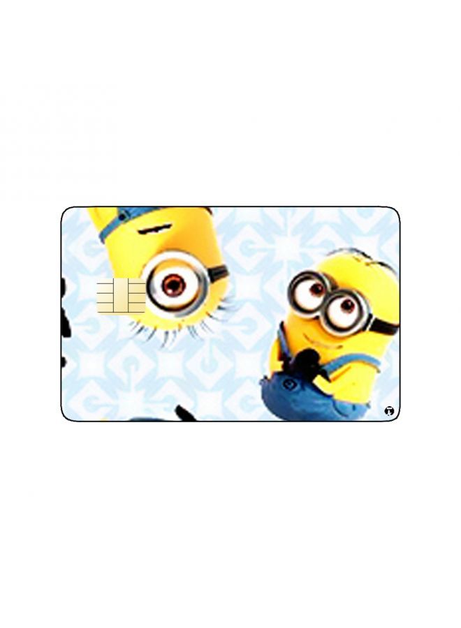 RKN PRINTED BANK CARD STICKER Animation Minions By Illumination - Image 1