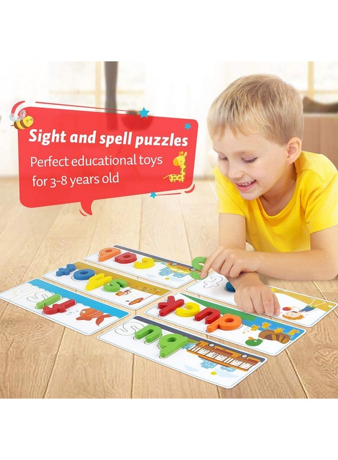 KMUYSL See & Spell Learning Educational Toys And Gift For 2 3 4 5 6 Years Old Boys And Girls - 80Pcs Of Cvc Word Builders, Alphabet Colors Recognition Game, Preschool Learning Activities Toys - Image 2