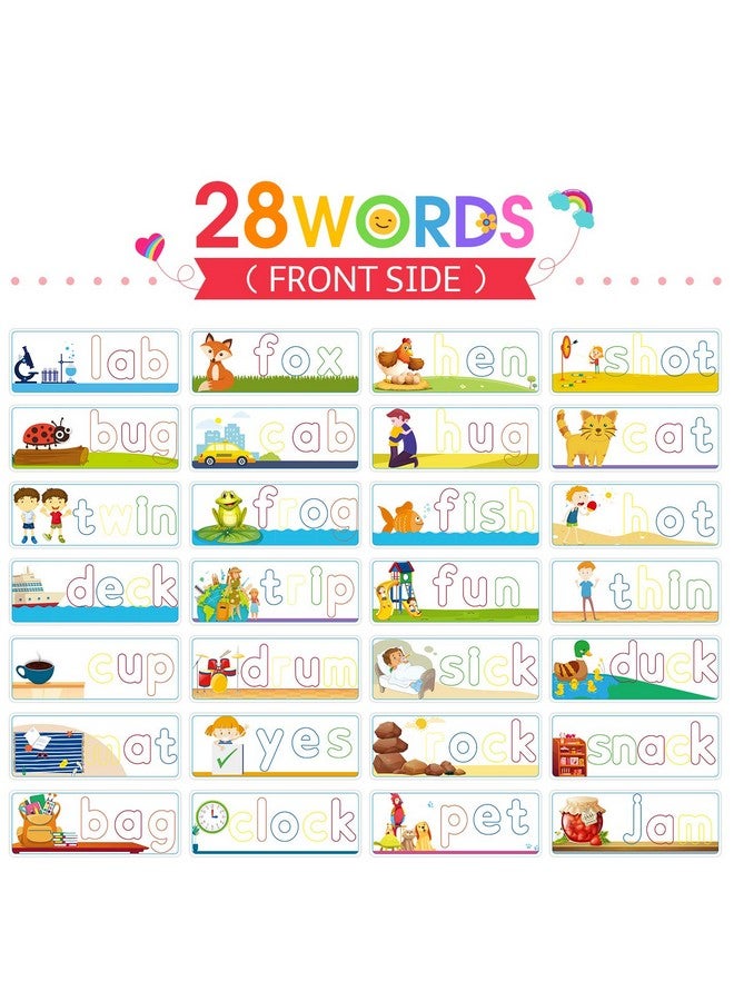 KMUYSL See & Spell Learning Educational Toys And Gift For 2 3 4 5 6 Years Old Boys And Girls - 80Pcs Of Cvc Word Builders, Alphabet Colors Recognition Game, Preschool Learning Activities Toys - Image 3