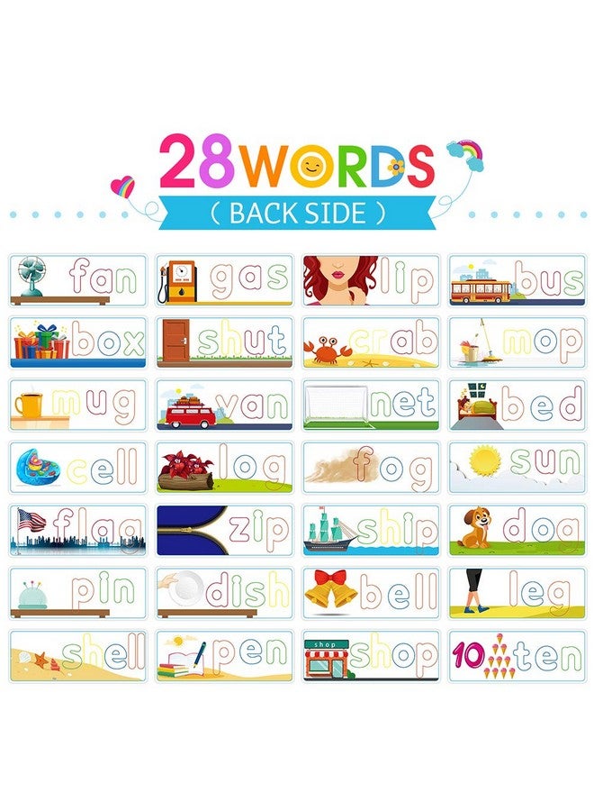 KMUYSL See & Spell Learning Educational Toys And Gift For 2 3 4 5 6 Years Old Boys And Girls - 80Pcs Of Cvc Word Builders, Alphabet Colors Recognition Game, Preschool Learning Activities Toys - Image 4