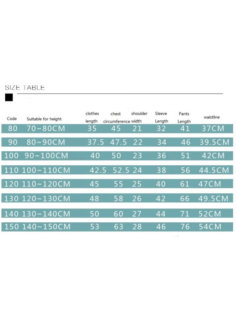 مجموعة ملابس داخلية حرارية للأطفال بلون واحد، قمصان وسروال ناعم، مجموعة ملابس نوم ناعمة للأطفال - Image 3