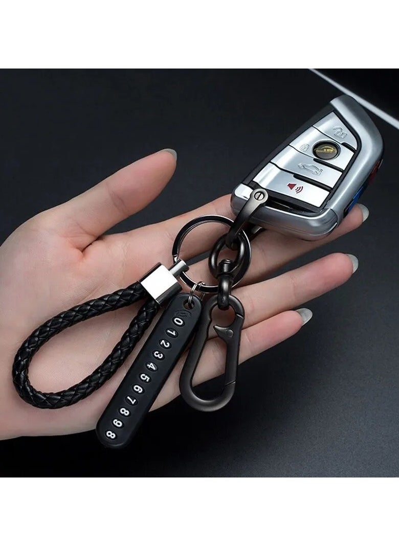Generic An Anti Lost Key Chain With An Attached Ribbon On Which You Place Your Phone Number Useful So That Your Key Is Not Lost Again  - Image 1