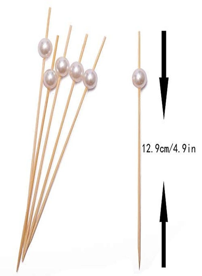 Adaamya® - 100 Pcs - Cocktail Picks Cocktail Sticks, Toothpicks Fruit Garnish Sticks, Bamboo Toothpicks Party Supplies (Mix Colors) (100) - Image 3