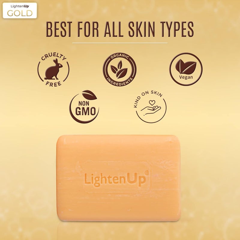 OMIC LightenUp LightenUp AntiAging Cleansing Bar Soap 200g Antioxidant Properties with Shea Butter and Argan Oil - Image 5