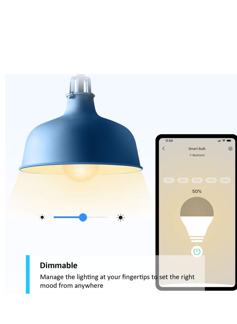 tapo Tapo TP-Link Smart Bulb, Smart WiFi LED Light, E27, 8.7W, Works with Amazon Alexa(Echo and Echo Dot), Google Home, Colour-Changeable, No Hub Required - L530E(2-pack)[Energy Class A+]  - Image 2