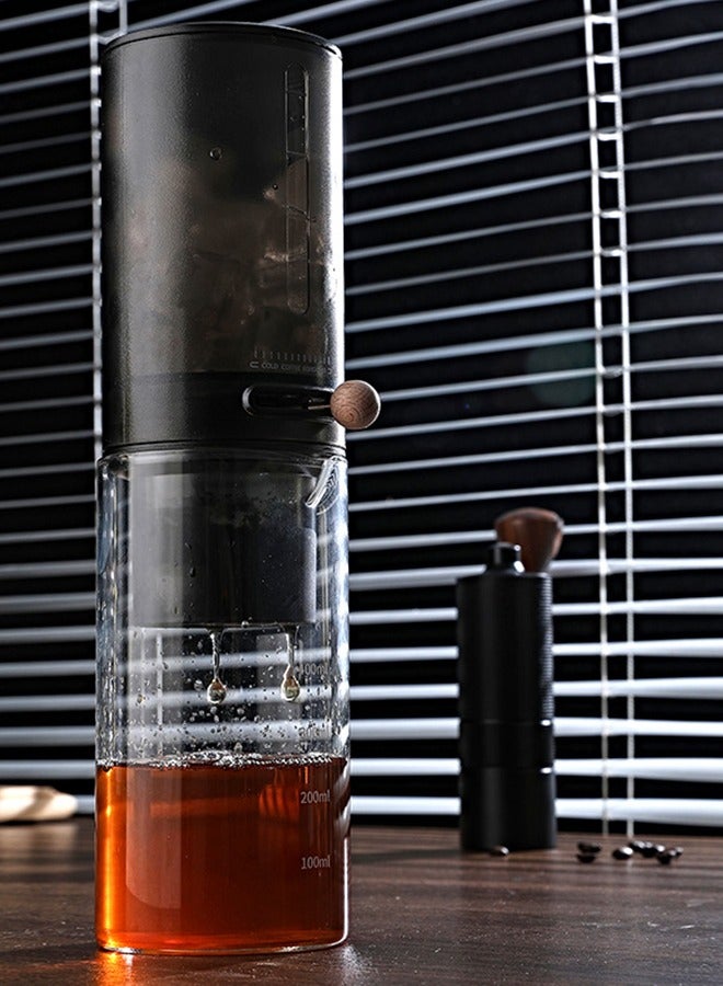 400ML Cold Brew Coffee Maker Iced Coffee Maker Quick Brew Drip Coffee Maker with Adjustable Dripper - Image 5