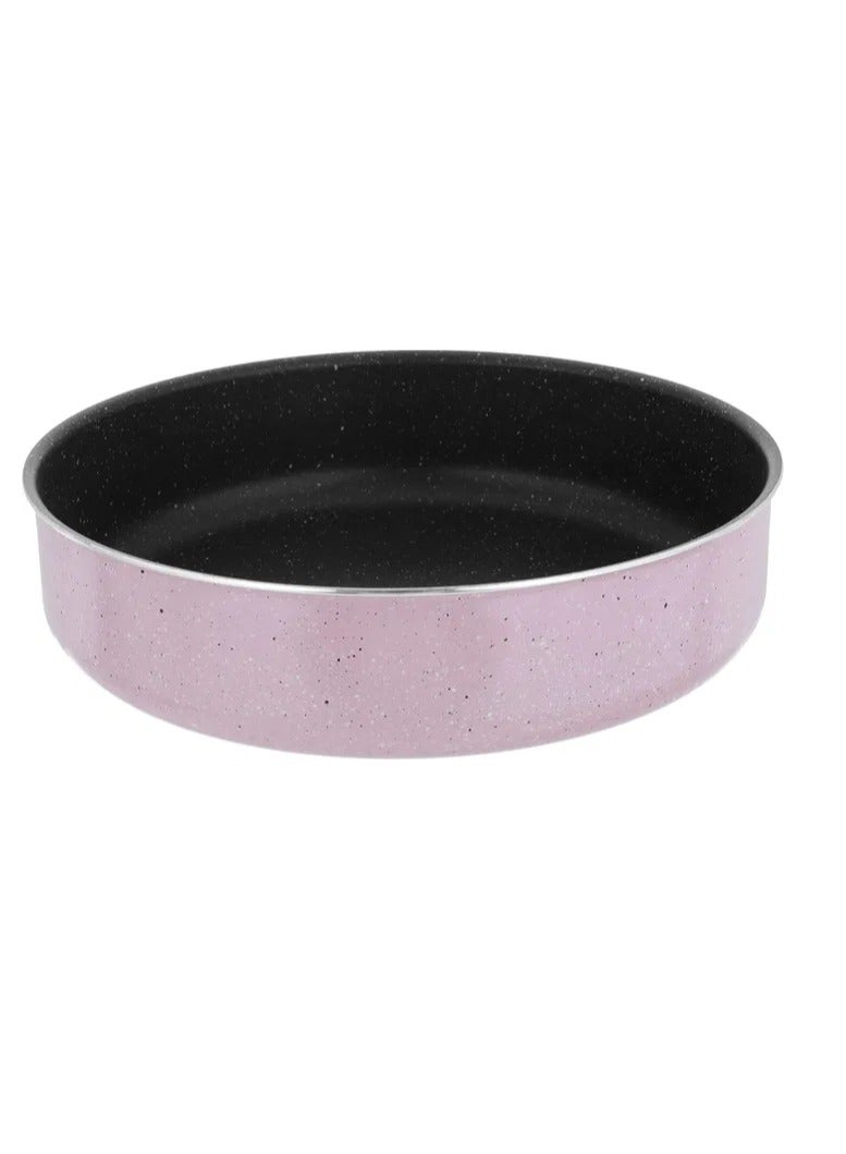 روكي صينية جرانيت روكي، 20سم، دائري - وردي - Image 2