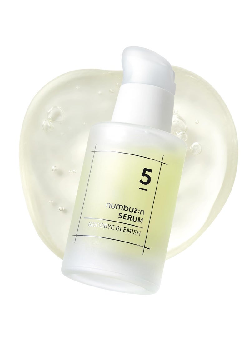 numbuzin numbuzin No.5 Goodbye Blemish Serum | Blemish Serum for Dark Spots, Acne Scars with Vitamin C, Niacinamide, Antioxidant | Lightweight Gel, Korean Skin Care for Face | 1.69 Fl Oz  - Image 1