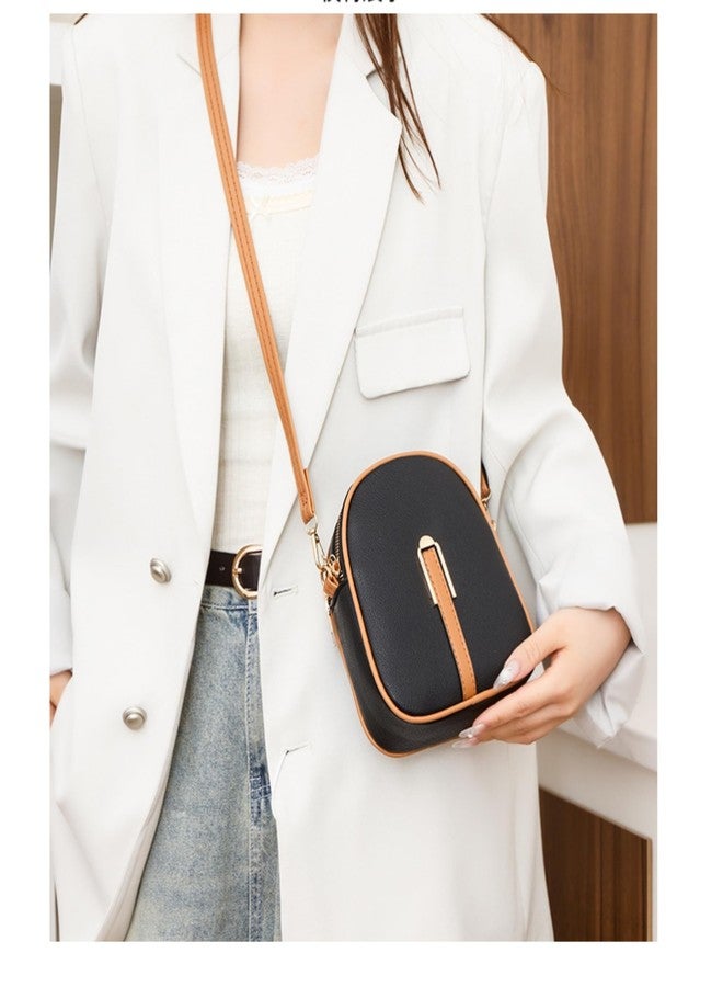 SANTORINI women Mini sling Bag | Small cross body Sling Bag for Daily Use, Travel, Dinner etc. (Black) - Image 3
