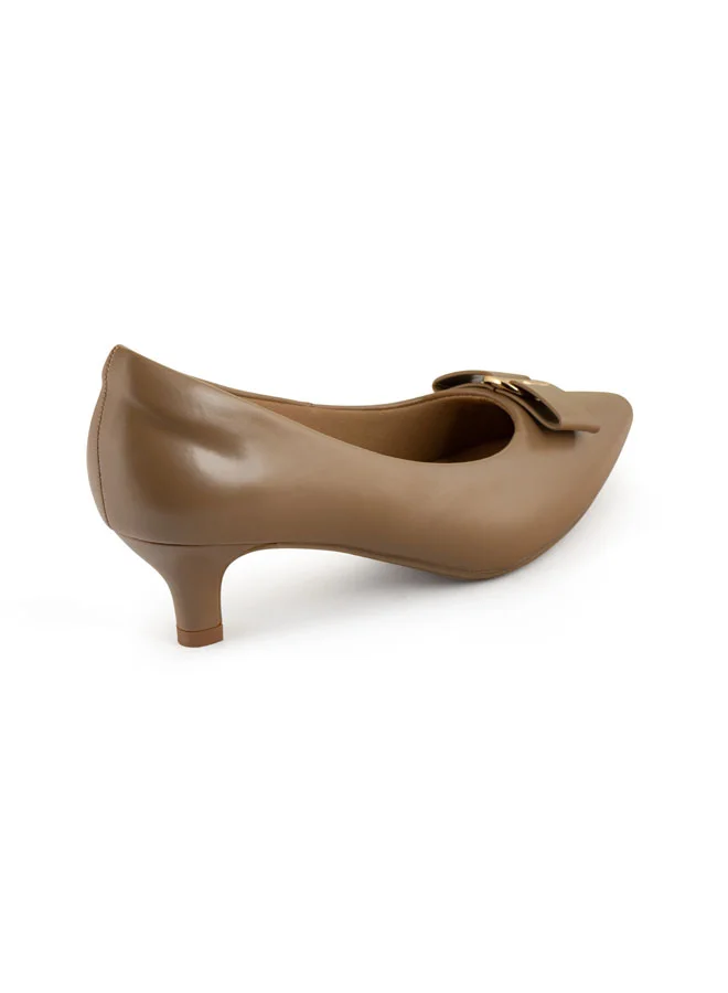Vincci Women Pointed Toe Mid Heel Pumps