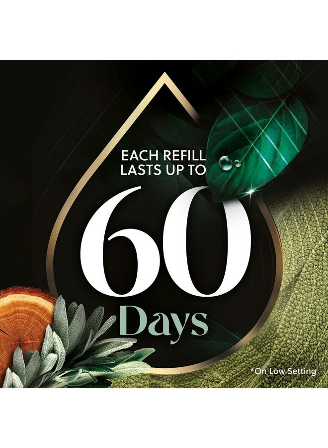 Air Wick Plug in Scented Oil Refill, 5ct, White Sage & Mahogany, Air Freshener, Essential Oils - Image 3