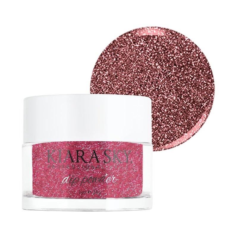 Kiara Sky Long Lasting Nail Dip Powder Red Tones 1 oz Strawberry Daiquiri