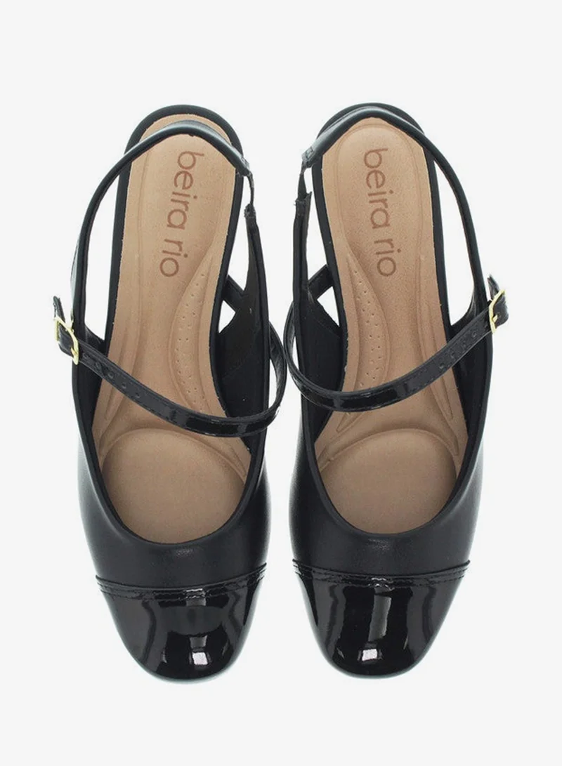 Beira Rio Black Heels Sandal for Women – Stylish Ladies Heel Sandals & Sling Back Heels for Girls for Women | Best Price UAE