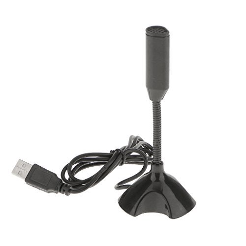 Baoblaze Cables Kart USB Stand Mini Desktop Studio Speech Microphone Mic For PC Laptop Notebook - Image 4