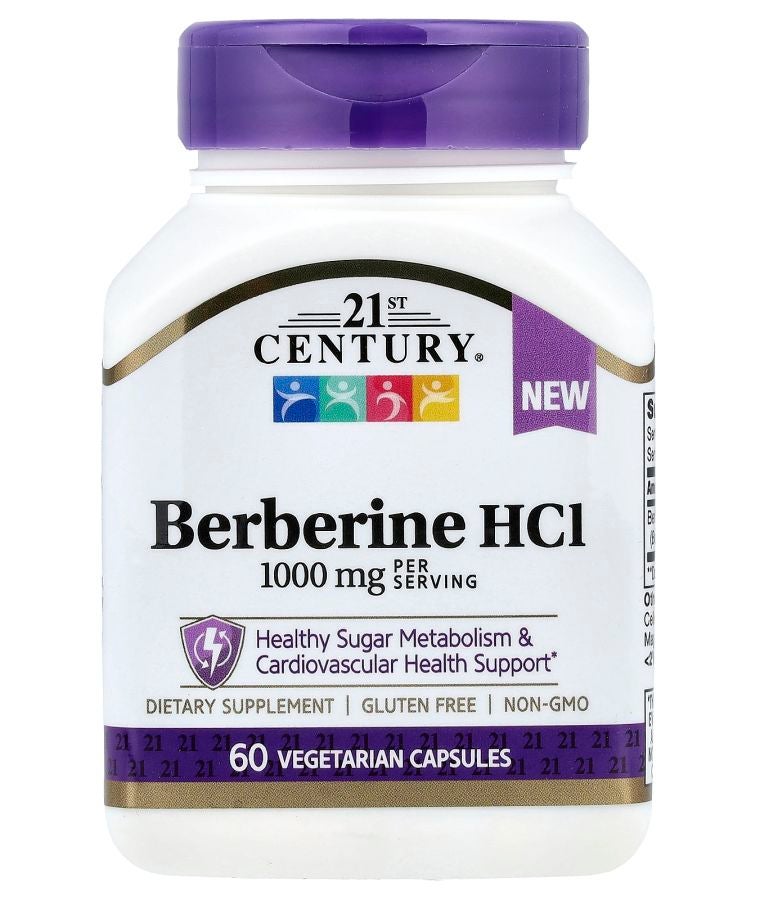 كبسولات بيربرين HCI 60 نباتية (500 ملغ لكل كبسولة)