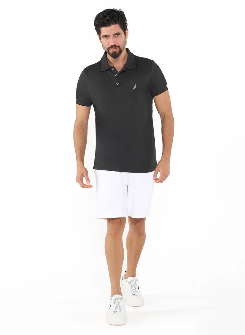 NAUTICA Essential Regular Fit Cotton Blend Logo Polo Shirt