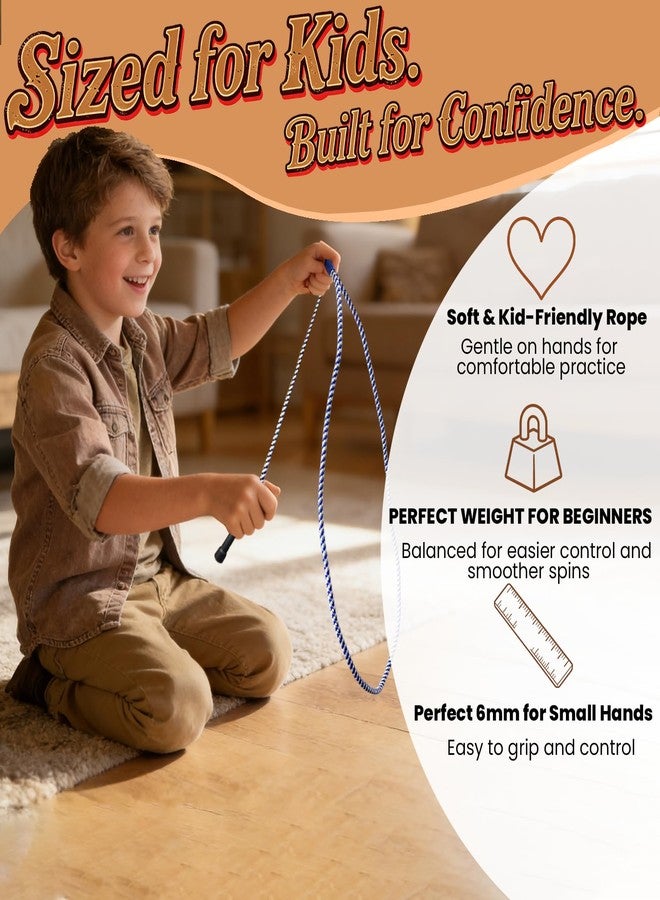 OOHGLITZ Kids Cowboy Lasso Rope Toy - Adjustable Pre-Tied Roping Rope, 84in Ranch Toy with Handle for Outdoor Pretend Play (Pink and White) - Image 3