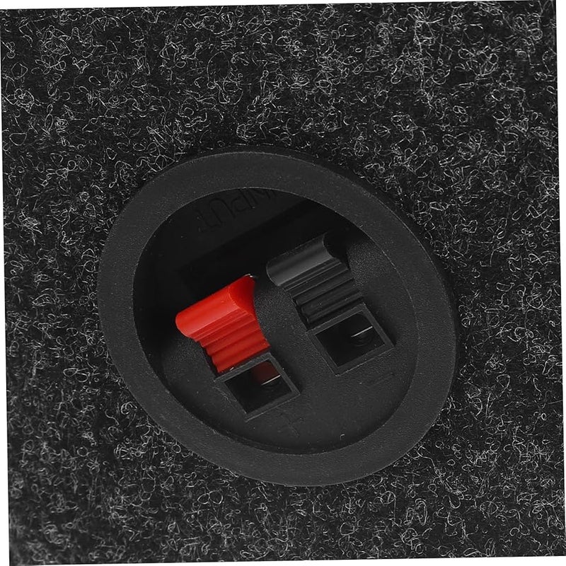 صندوق ساب ووفر مغطى بالسجاد، خفيف الوزن، قابل للتركيب في مقصورة السائق المفردة، ترقية DIY لتحسين صوت السيارة - Image 4