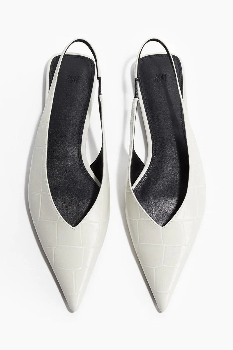 H&M Pointed slingbacks