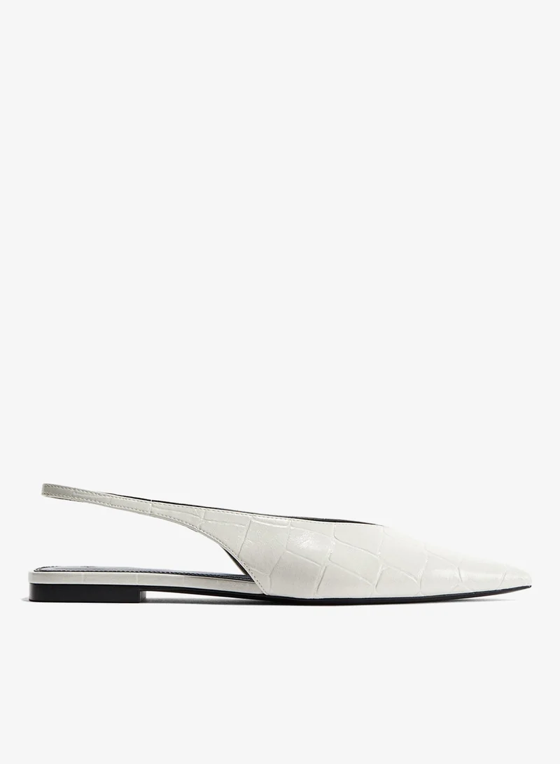 H&M Pointed slingbacks