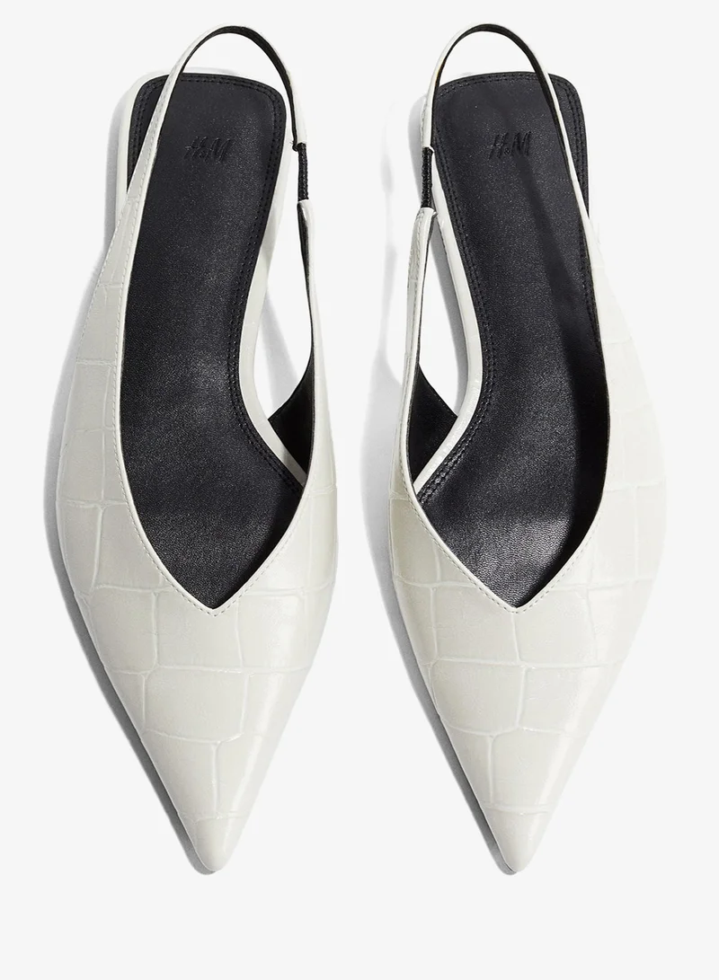 H&M Pointed slingbacks