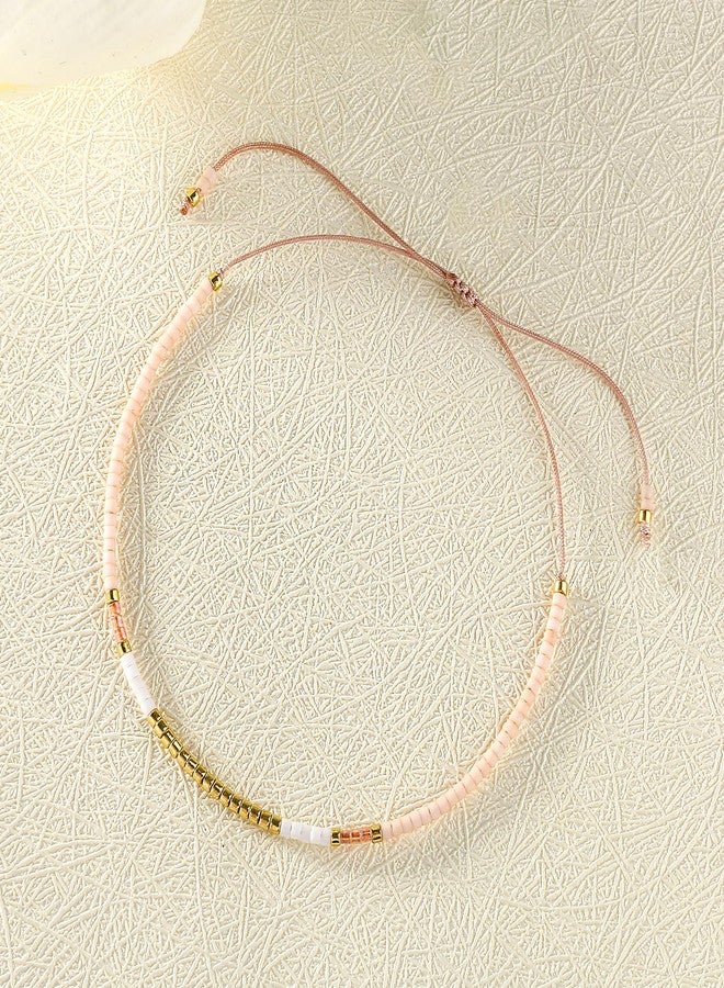 KELITCH BOHO Shell Beaded Strand Bracelets Thin Rope Stack Wrap Bracelets Women Fashion Handmade Friendship Bracelets (35B) - Image 3