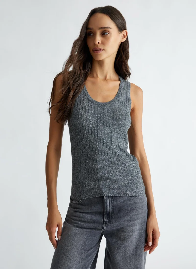 Liu Jo Lurex® knit top