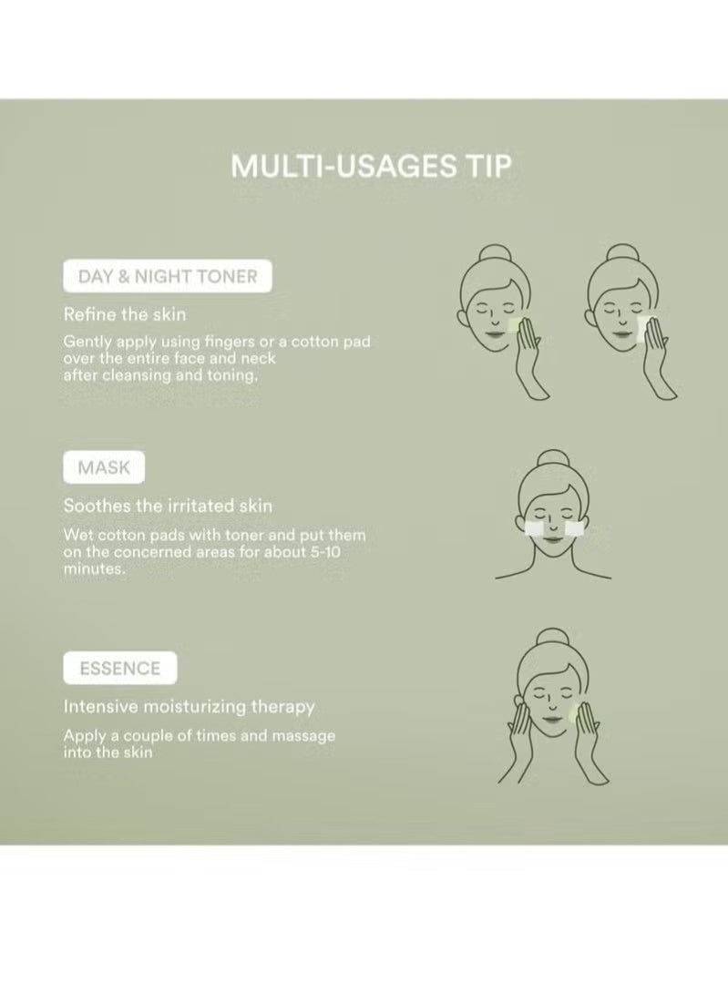 ابيب Abib Heartleaf تهدئة حبر الجلد تعزيز حبر الوجه الجلد الحساس تهيج الهيالورنيك تهدئة حب الشباب تخفيف الجلد التعب الفوري 200 مل - Image 3