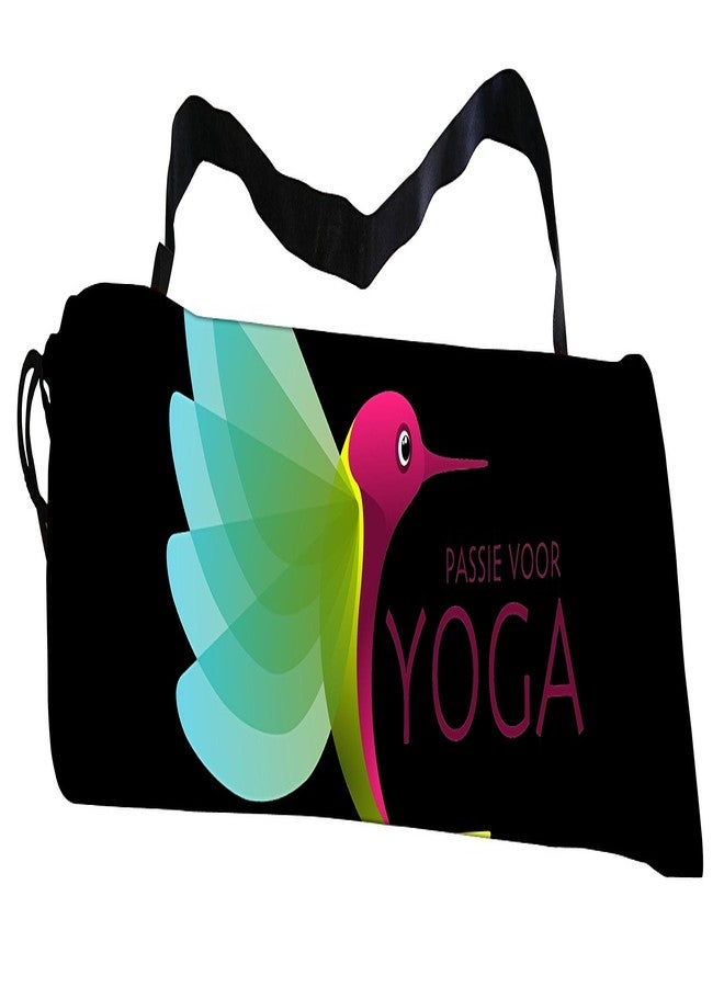 Active Elements Breathable Fabric & Printed Yoga mat Cover/Bag for 3 or 4 mm Standard Size. Yoga Cover Flat : 7 x 26 inch - Image 4