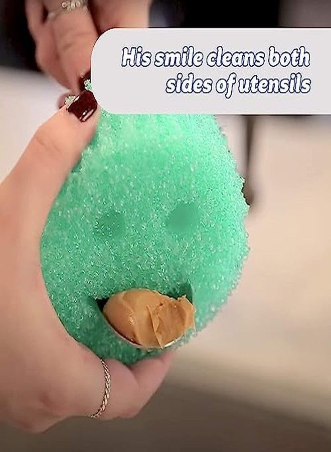 Scrub Daddy 8 Sponge Set, Colors, Scratch-Free Sponges for Dishes & Home, Odor Resistant Scrubbers, Soft in Warm Water Firm in Cool, Deep Cleaning, Dishwasher Safe, Multi-use Functional Ergonomic, 8ct - Image 4