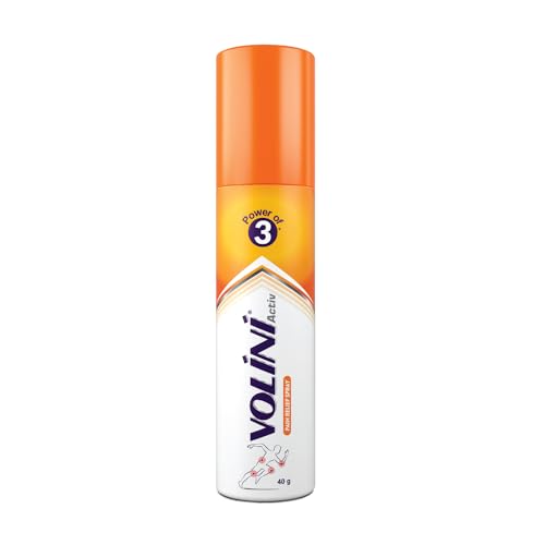 Volini Activ Pain Relief Spray 40 g | Quick Relief from Back Pain, Neck/Shoulder Pain, Sprain & Joint Pain | With Powerful Ingredients – Gandhapura Oil, Pudina Satva, Shallaki Gum, Laung Oil & Capsaicin | Deep Penetration Spray | Recommended for Sports Injuries, Active Lifestyle Injuries & Everyday Pain Relief - Image 1