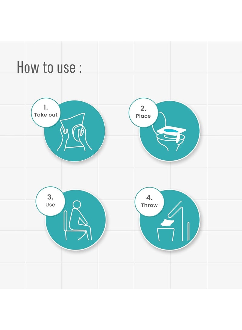 Sirona Disposable Toilet Seat Cover 20 Pcs - Image 5